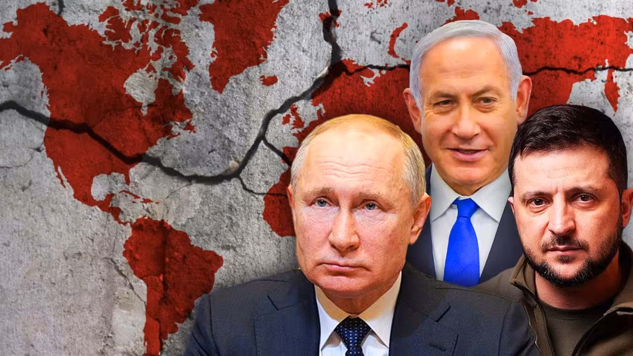 Putin, Netanyahu e Zelensky Putin, Netanyahu e Zelensky