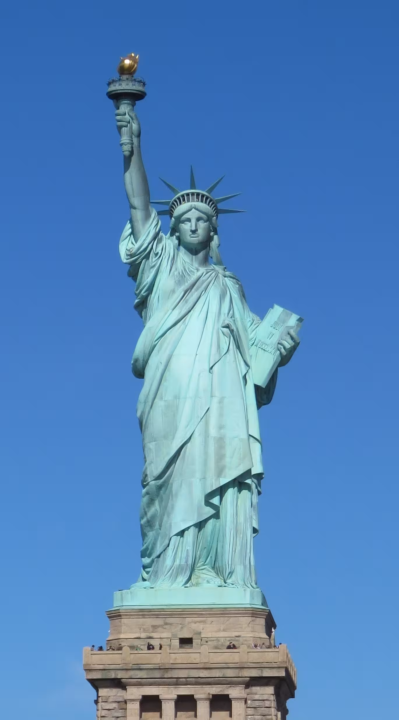 la statua della libertà, a New York la statua della libertà, a New York